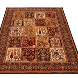 Шерстяний килим Isfahan Timor Czarny (black)  - Висока якість за найкращою ціною в Україні